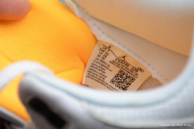 Kicked Out Shoe Store 3 (W) ORANGE JORDAN CK9246-108 RETRO AIR LASER 0711